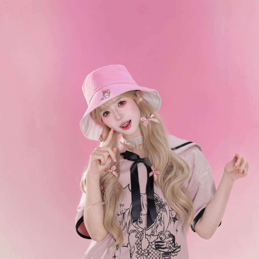 ขอนำเสนอหมวก Bucket ลายการ์ตูน สามารถกลับด้านใส่ได้ 2 รูปที่ 8