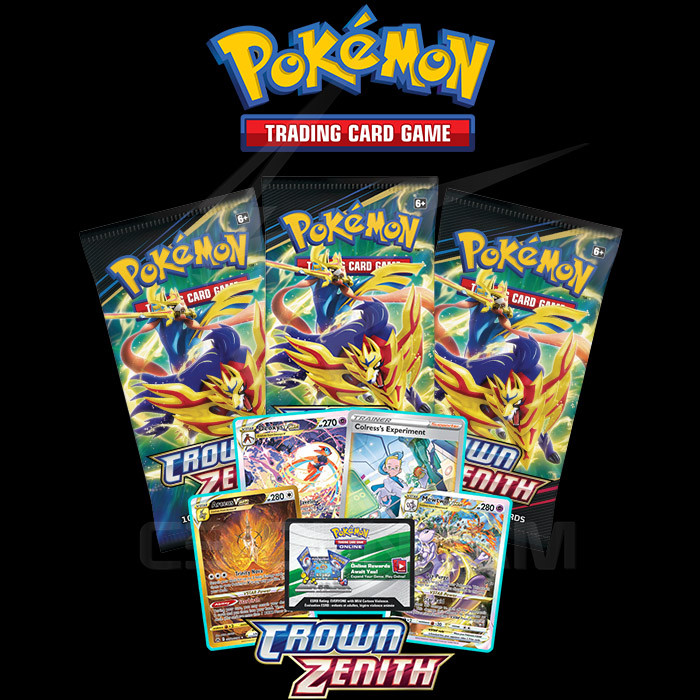 Pokemon TCG Crown Zenith Booster Pack - สินค้าอเมริกาแท้ - Nintendo