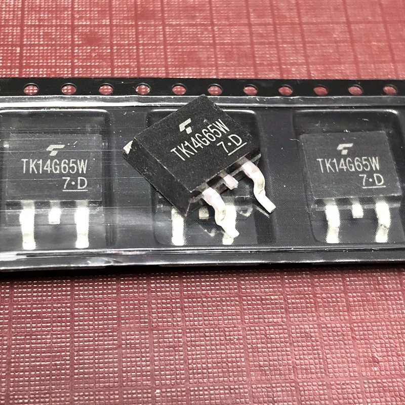 ((1 ชิ้น) ชิ้นส่วนอิเล็กทรอนิกส์ TK14G65W Ready Stock TO-263 13.7A 630V MOS Field Effect Tube