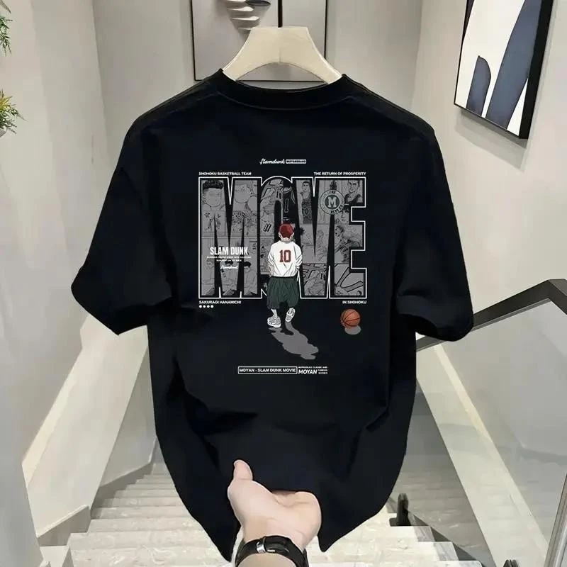 เสื้อเท่ๆ เสื้อยืด oversize unisex ลาย "MOVE" ดังค์ดังค์ ใส่สบาย แนวสตรีท ฮิปฮอป