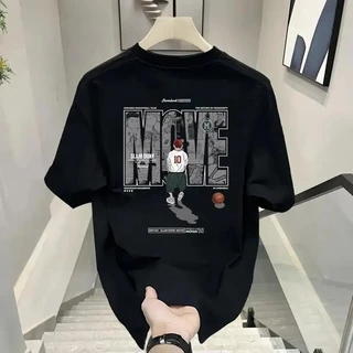 เสื้อเท่ๆ เสื้อยืด oversize unisex ลาย "MOVE" ดังค์ดังค์ ใส่สบาย แนวสตรีท ฮิปฮอป