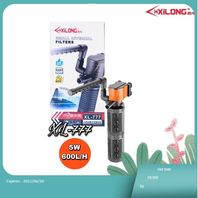 กรองใน ตู้ปลาขนาดเล็ก Xilong XL-777