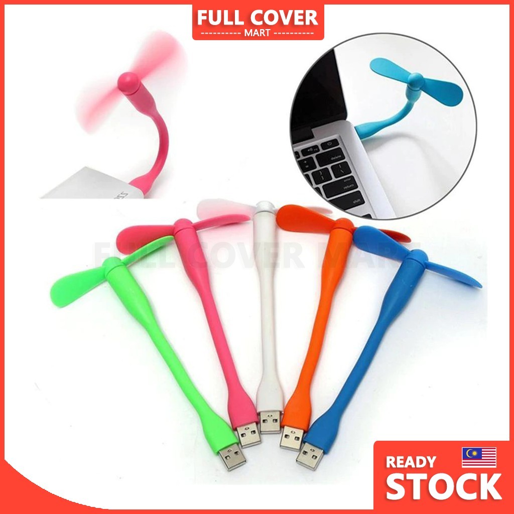 (ACC14) พัดลม USB ขนาดเล็กแบบยืดหยุ่นแบบพกพาแฟชั่น อุปกรณ์ USB แบบถอดได้งอได้ พลังงานต่ําสําหรับ Pow