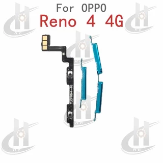สําหรับ OPPO Reno 4 4G CPH2113 ปุ่มด้านข้างปริมาณพลังงาน Flex Cable Keys ปุ่มปิดระดับเสียงขึ้นและลงปุ่มด้านข้างส่วนทดแทน