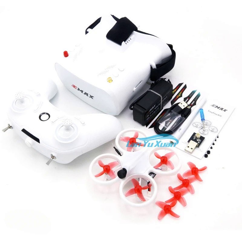 โดรน EMAX EZ Pilot ขนาด 82 มม. มินิ 5.8G สำหรับการแข่งขัน FPV ในร่ม พร้อมแว่นตา RC Drone เวอร์ชัน RT