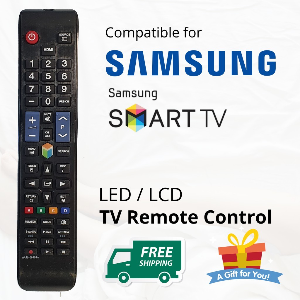 Samsung AA59-00594A LED LCD TV รีโมทคอนโทรล U series สมาร์ททีวี AA59-005801 AA59-00581A AA59-0058A AA59-00638A