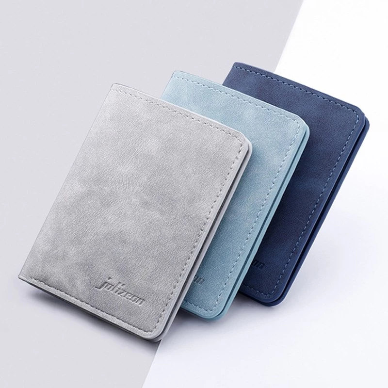 🔥ส่งไวจากไทย🔥P288-3 Wallets กระเป๋าสตางค์หนัง ใส่บัตรได้หลายใบ แนวตั้ง ขนาดเล็ก อเนกประสงค์ สําหรับผู้ชาย และผู้หญิง