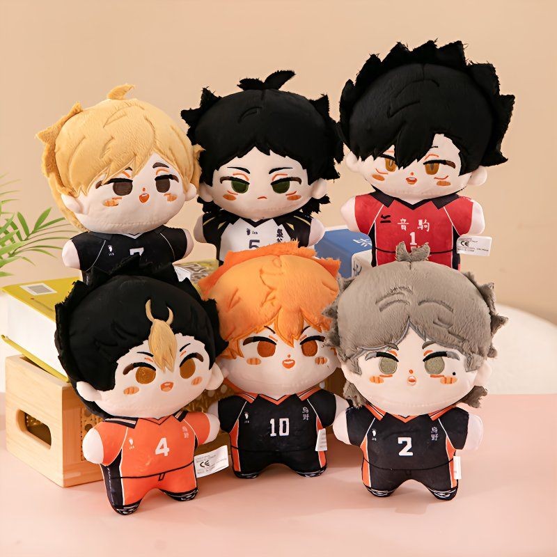 Haikyuu วอลเลย์บอล 20 ซม.ตุ๊กตา Oikawa Tobio Kageyama Shoyo Hinata Kei Tsukishima Kozume Kenma หมอนข