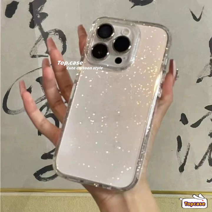 SAMSUNG สําหรับsamsung A06 A16 A15 A14 A05 A05s A55 A54 A03 A03s A04s A12 A22 A23 A24 A25 A23 A36 A32 A52 A51 A50 A50 A50s A30sฝาครอบนุ่มBlingกรณีกันกระแทกBlingเคสโทรศัพท์
