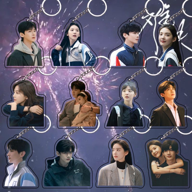 พวงกุญแจอะ ไป๋จิงถิงกับ จางรั่วหนาน จากเรื่อง The first frost Bai Jingting Zhang Ruonan