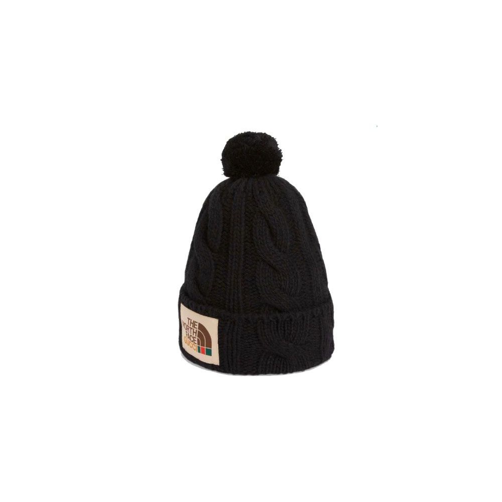 GUCCI x The North Face Wool Hat Black Unused