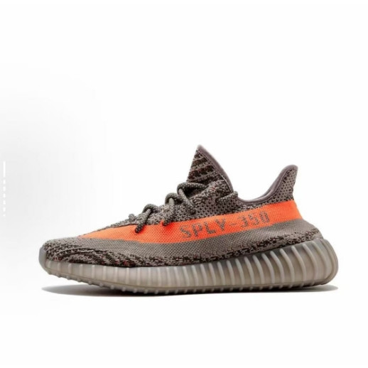( พร้อมส่งในไทย)adidas originals Yeezy Boost 350 V2 พักผ่อนร้อยหอคอย กันลื่น ตัวเตี้ย รองเท้าลำลอง ไม่จำกัดเพศ ส้มเทา