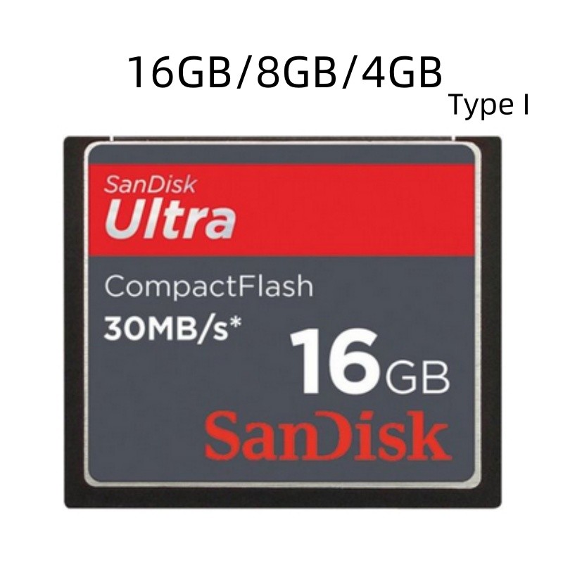 Original กล้องเก็บการ์ด CF Card 4GB 8GB 16GB 30Mb/s Compact Flash CF Ultra การ์ดหน่วยความจําสําหรับกล้องประเภท I