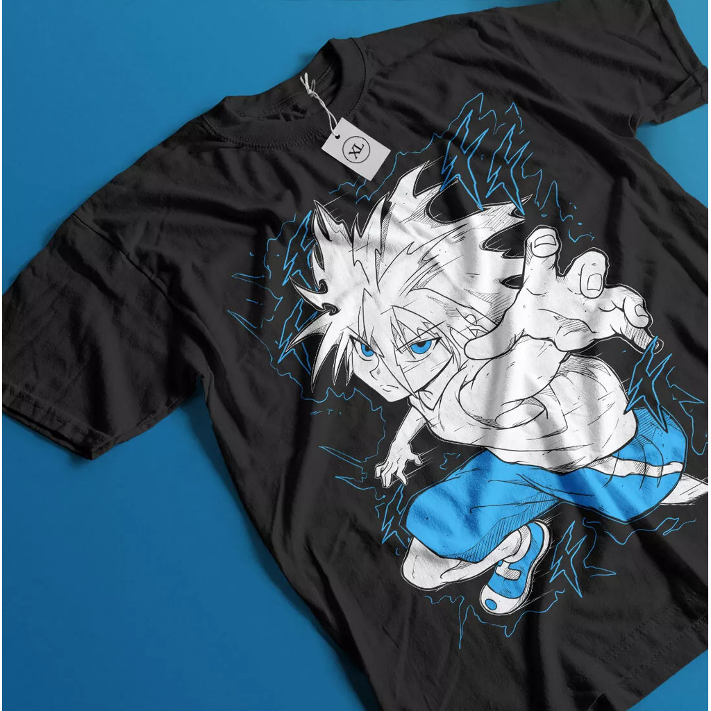 เสื้อยืด Killua Gon Hunter X Hunter Tshirt HXH อะนิเมะ Hisoka Meruem Hisoka เสื้อ
