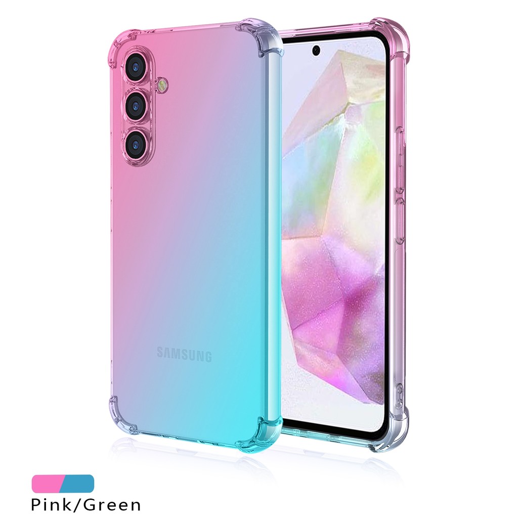 SAMSUNG สําหรับsamsung Galaxy A26 A36 A56 A16 5G A06 น่ารักGradient Slim Anti Scratchยืดหยุ่นTPUกันกระแทกฝาครอบโทรศัพท์กรณี - รูปที่ 7