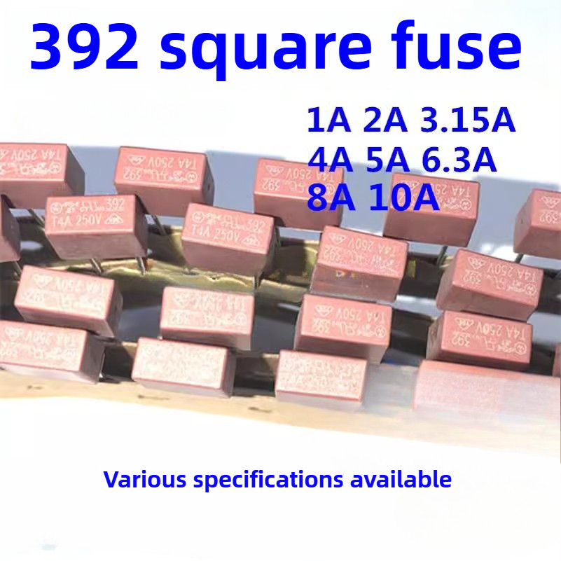 392 เซรามิคสแควร์ฟิวส์ 250V T1A-T10A ช้า-ต่ํา T1A T2A T3.15A T6.3A T8A T10A