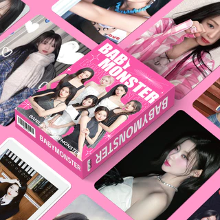 30-55pcs BM Hello Monsters Holographic การ์ด Lomo DRIP BABYMONS7ER โฮโลแกรม Photocards MONSTIEZ AHYEON ASA CHIQUITA PHARITA RAMI RORA RUKA เลเซอร์โปสการ์ดสินค้าราคาถูก CX