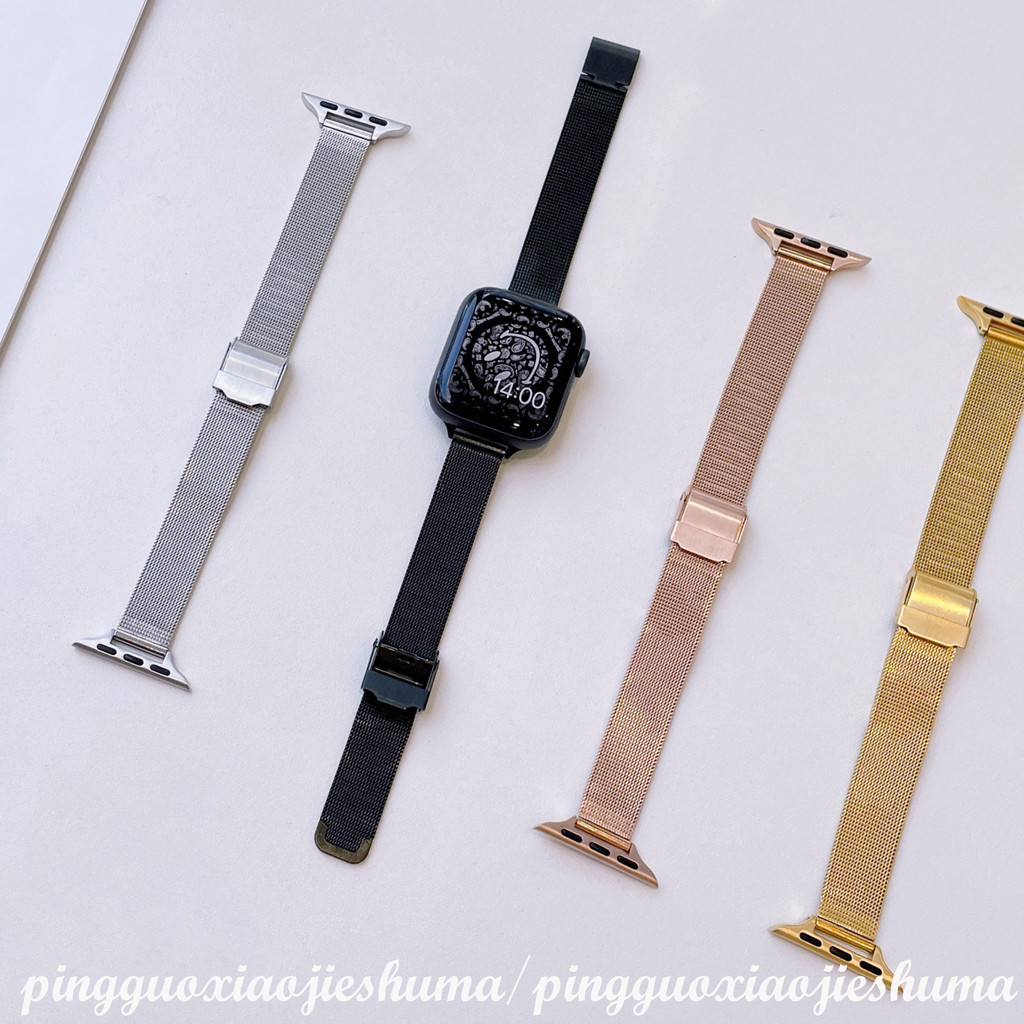 สายนาฬิกาข้อมือโลหะ สําหรับ Apple Watch Iwatch 6 5th Generation Applewatch 4 3 2 1 14 เมตร