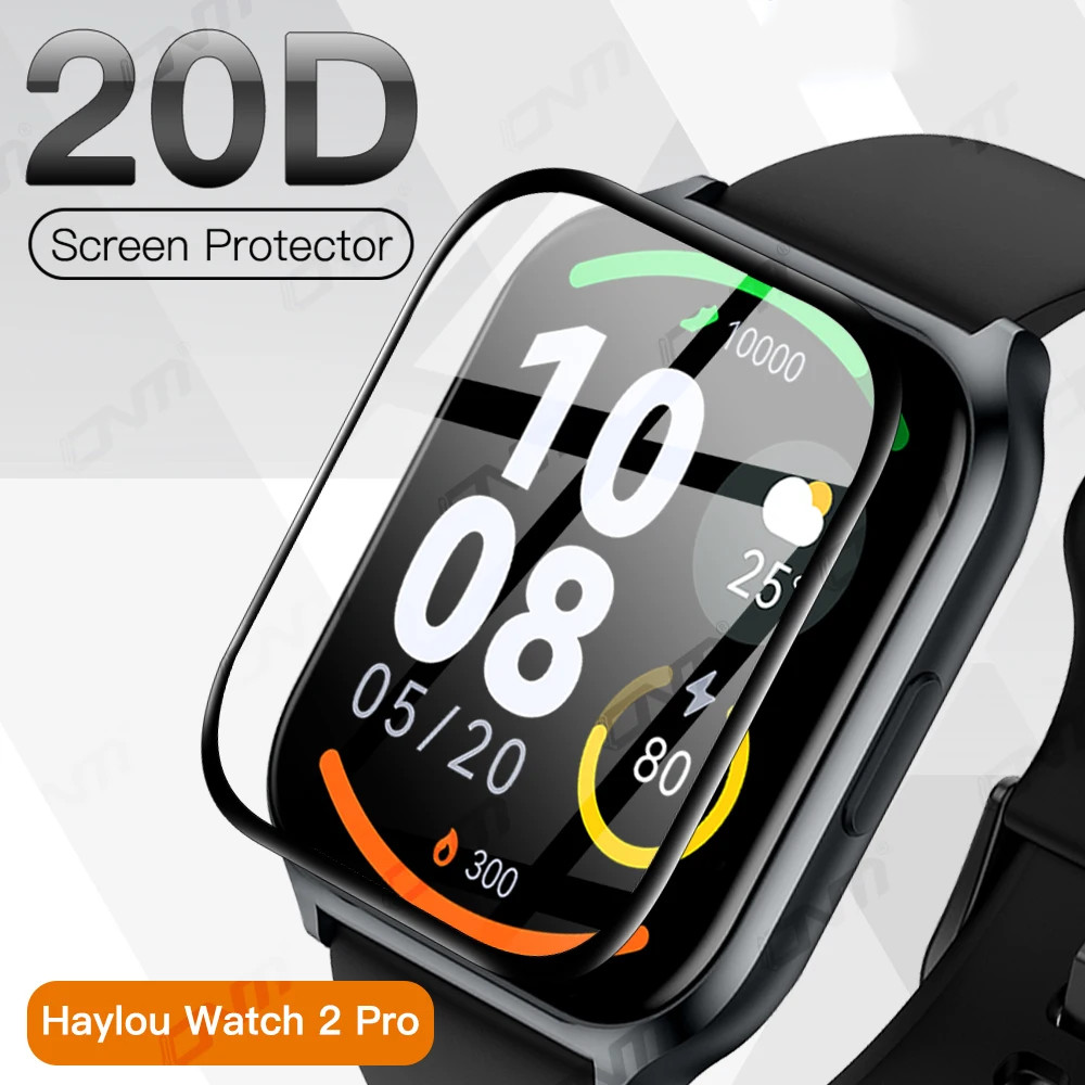 HaylouWatch2Pro HaylouWatchR8 HaylouSolarLite 3 ชิ้น 100D HD Black Edge ฟิล์มกระจกนิรภัยสําหรับ Hayl