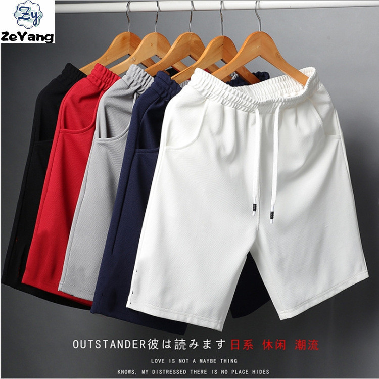 [ZY] M-5xl พร้อมส่ง กางเกงลําลอง กางเกงขาสั้น ห้าส่วน ผ้าตาข่าย ระบายอากาศ กางเกงชายหาด กางเกงกีฬา