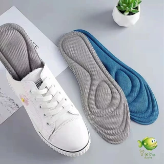 YOYO แผ่นรองเท้าเพื่อสุขภาพ ใส่สบาย ป้องกันการปวดเท้า ขนาด 35-46 insoles