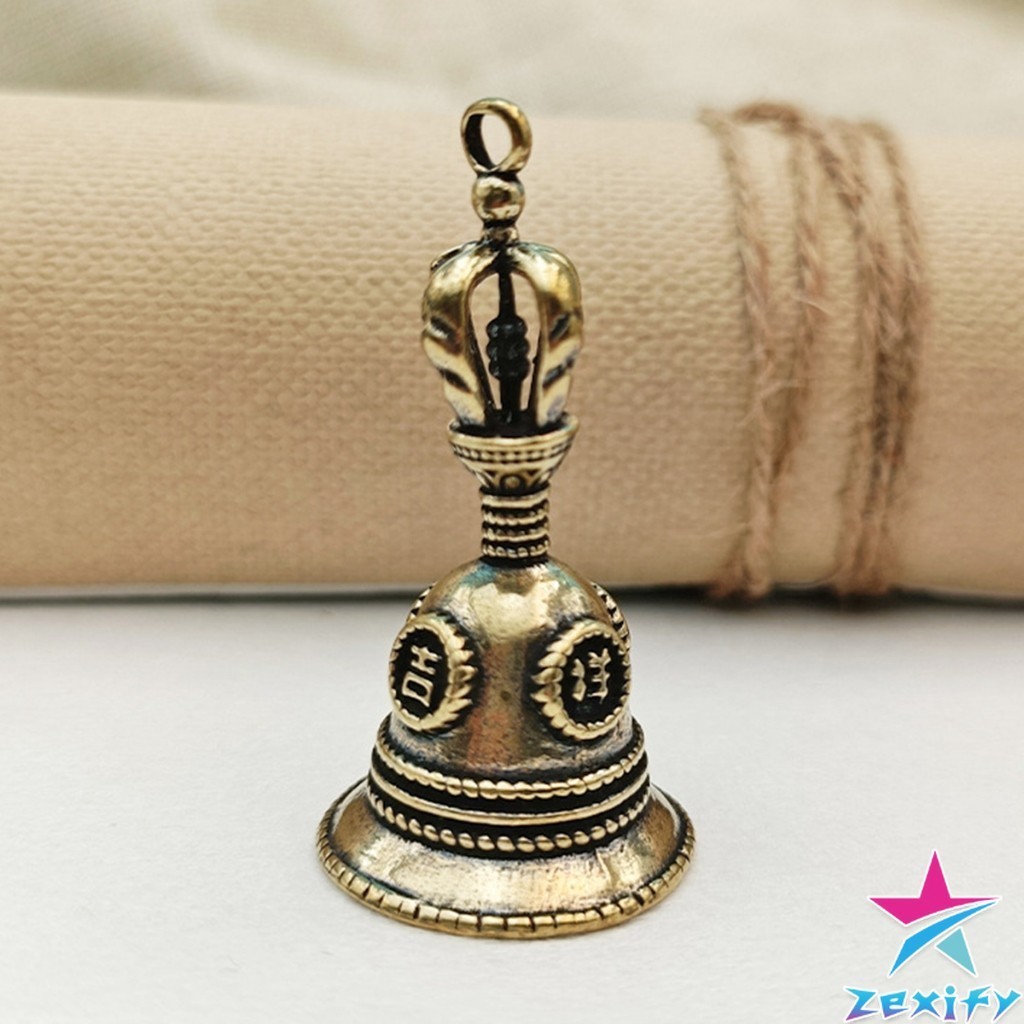 ZXF กระดิ่งลมทองเหลือง กระดิ่งบูชาพระพิฆเนศ Brass bell รูปที่ 4