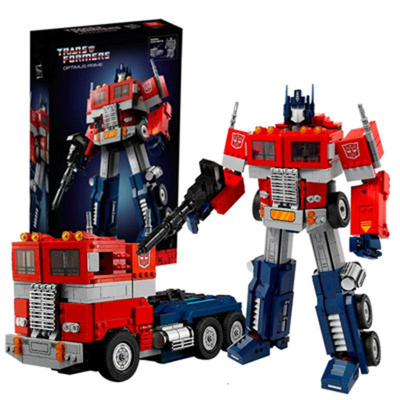 Optimus Prime Transformers รถปริศนาประกอบบล็อกของเล่น