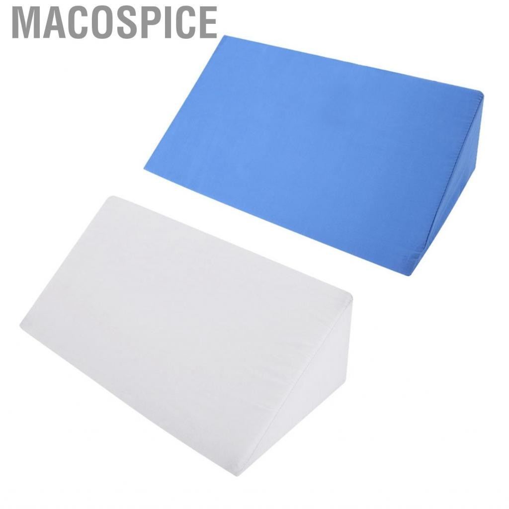 Macospice เบาะรองนั่งโฟมที่สะดวกสบายขาสูงหลังเอวบรรเทาส่วนที่เหลือสนับสนุนหมอนปกแผ่น