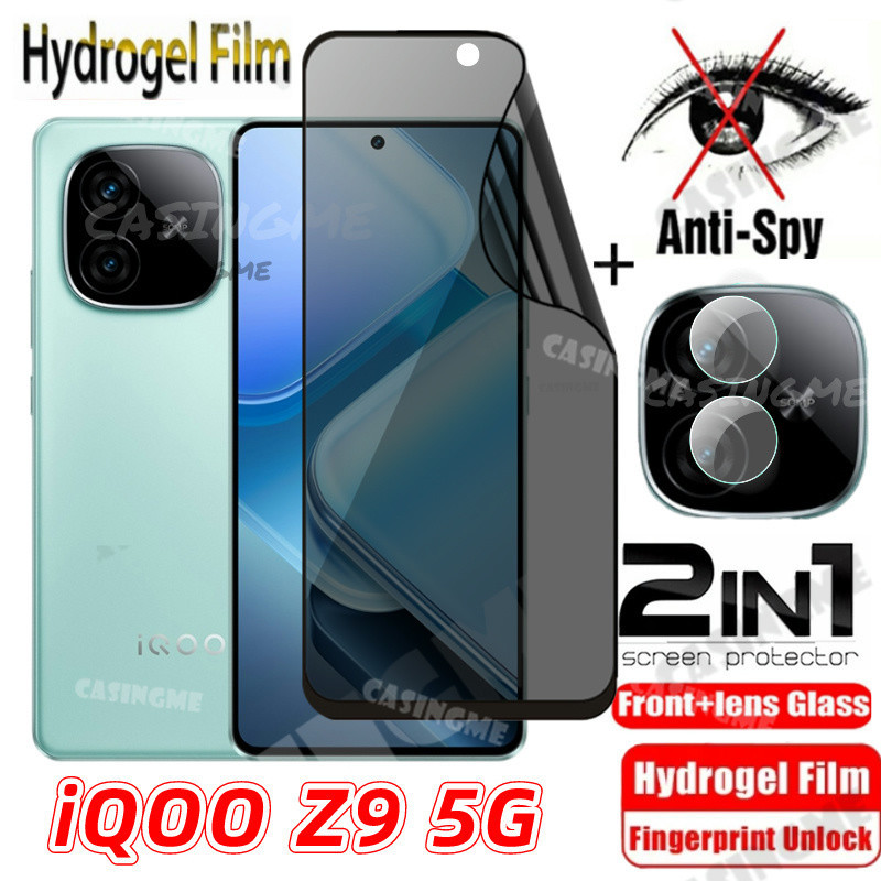 Iqoo Z9 5G 2024 Z9x ฟิล์มไฮโดรเจลนิ่ม ป้องกันหน้าจอ ป้องกันการแอบมอง เพื่อความเป็นส่วนตัว สําหรับ IQ