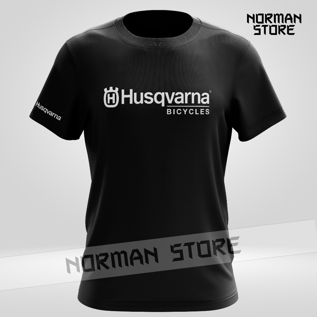 Husqvarna Bicycles T-Shirt Microfiber Quick Dry Premium Cotton Tees