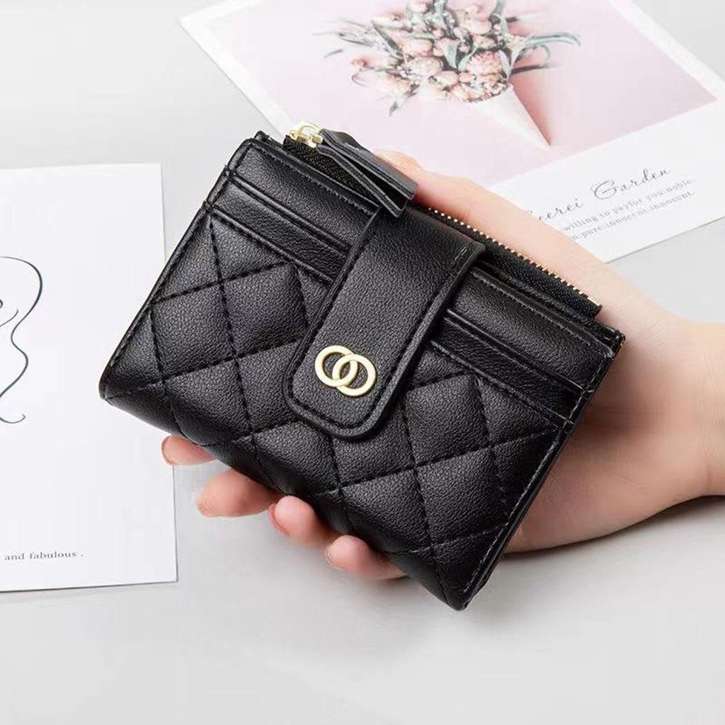 【พร้อมส่ง】Sky Bag Fashion กระเป๋าสตางค์ พร้อมช่องใส่บัตร รุ่น Q-7308