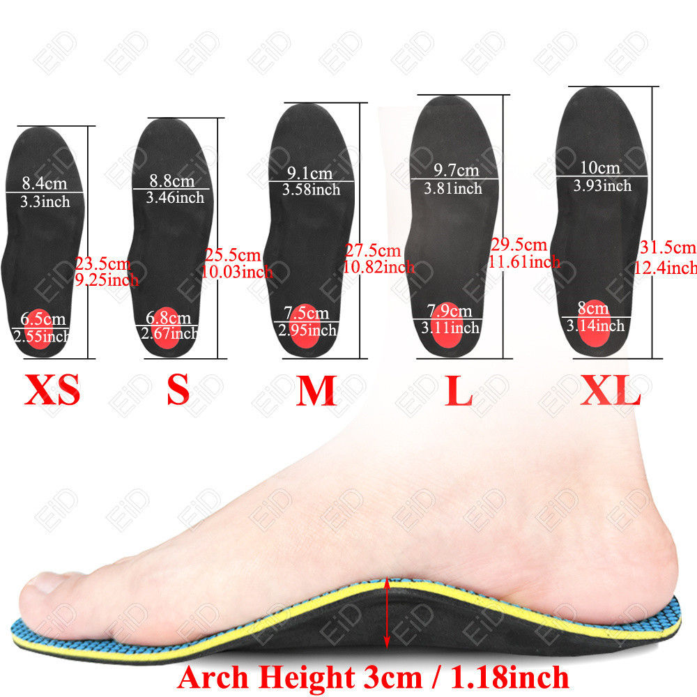 อัพเกรด Orthotic Sport Insoles สําหรับรองเท ้ า Sole Cushion t Arch Support Pad สําหรับ Plantar Fasciitis Running Insole สําหรับฟุตผู ้ หญิง