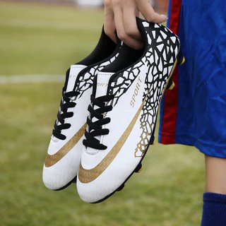 Bayi การจัดส่งภายใน 24 ชั่วโมง เด็กๆ 32-43 รองเท้าฟุตบอล Soccer Shoes FG