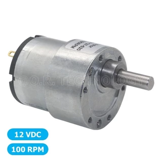 มอเตอร์เกียร์ มอเตอร์อเนกประสงค์ JGB37-520 Motor gear DC 6V 12V 24VDC 12/45/100/107/200/320/600/960RPM (แกนขนาด 6mm, ...