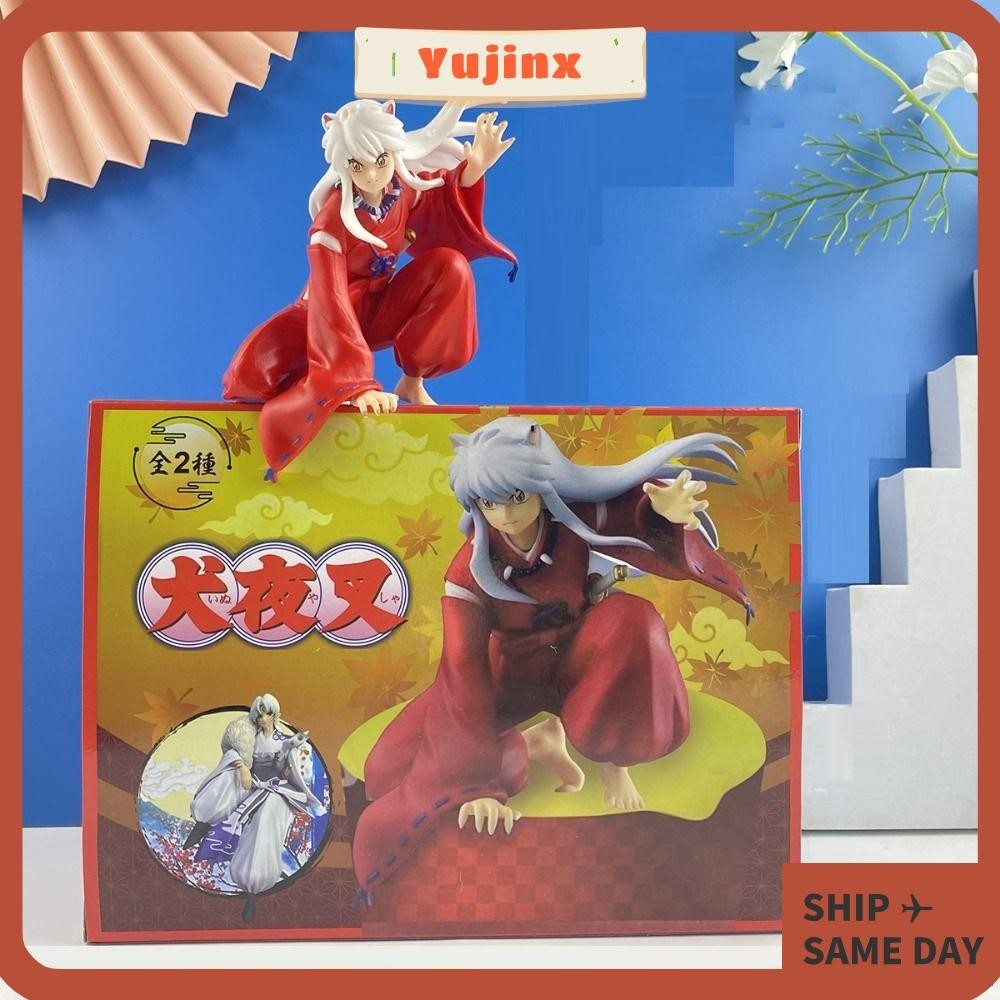 Yujinx Action Figure, Childhood Collectible Sesshoumaru/Inuyasha Model, คุณภาพสูง 18 ซม.PVC ของเล ่ น 14 +