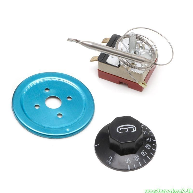 250V 16A Temperature Controller 30-110 Celsius Thermostat Knob Capillary Switch