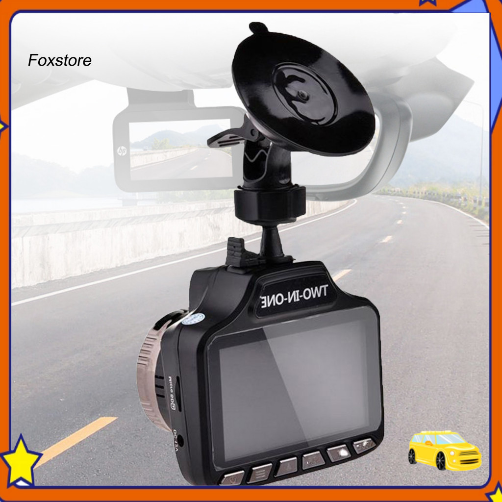 [Fx ] S8 Car Dash Cam Professional Speed Control 2-in-1 Speed Radar Detector พร ้ อมกล ้ องสําหรับยานพาหนะ
