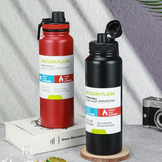 แก้วเก็บความเย็น กระบอกน้ำเก็บความเย็น 600ml,800ml,1000ml สแตนเลส 316 กระบอกน้ำ ได้ยาวนาน กระติกน้ำร้อนพกพา