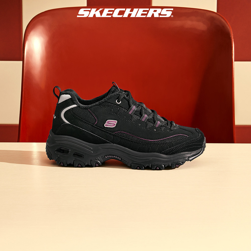 Skechers สเก็ตเชอร์ส รองเท้า ผู้หญิง Sport D'Lites 1.0 Shoes - 896268-BKPR