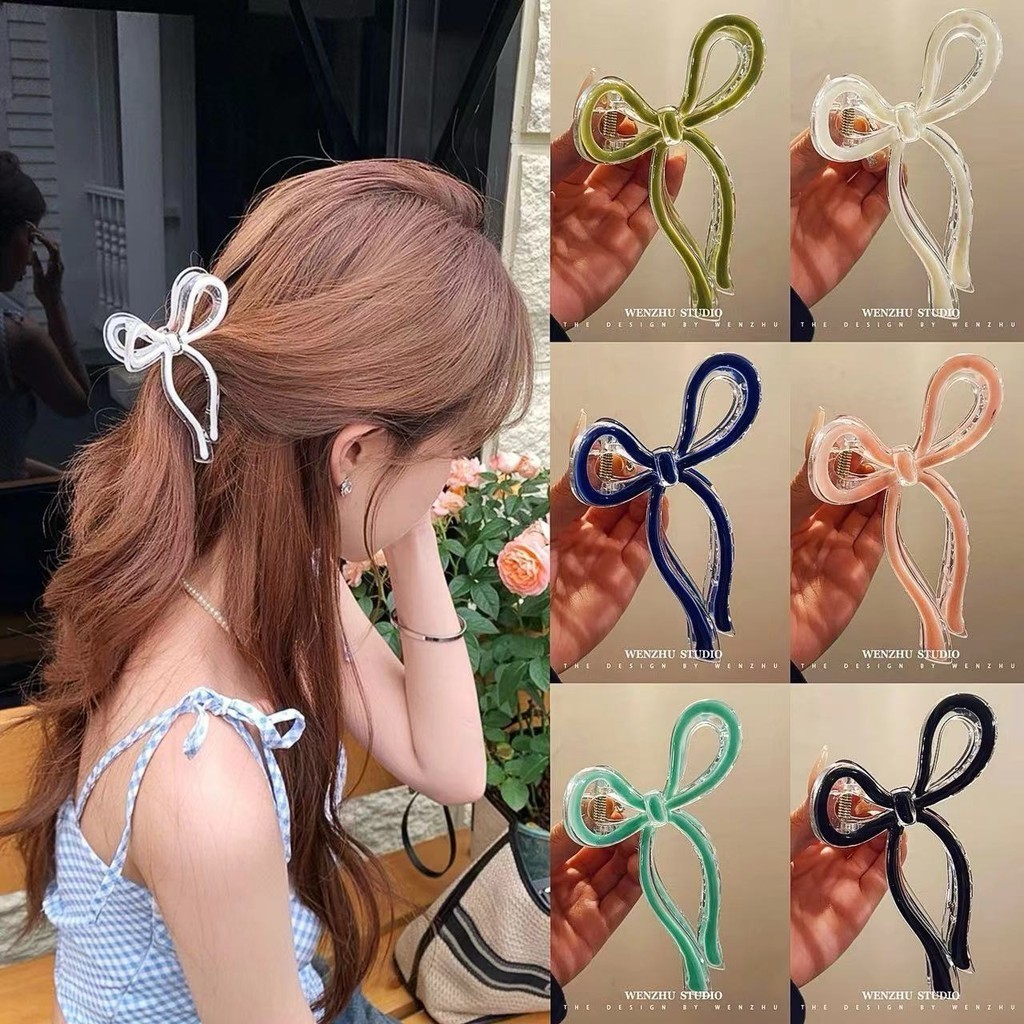 Bowboy Ribbon Grasp หญิง 2024 ใหม ่ Holding Barcard Disk Hair Faber