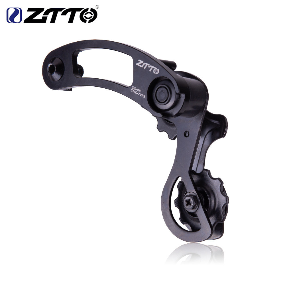 ZT E-bike Bicycle Single Speed Derailleur Bicycle Chain Tensioner For hanger Mount dropout Adjustabl