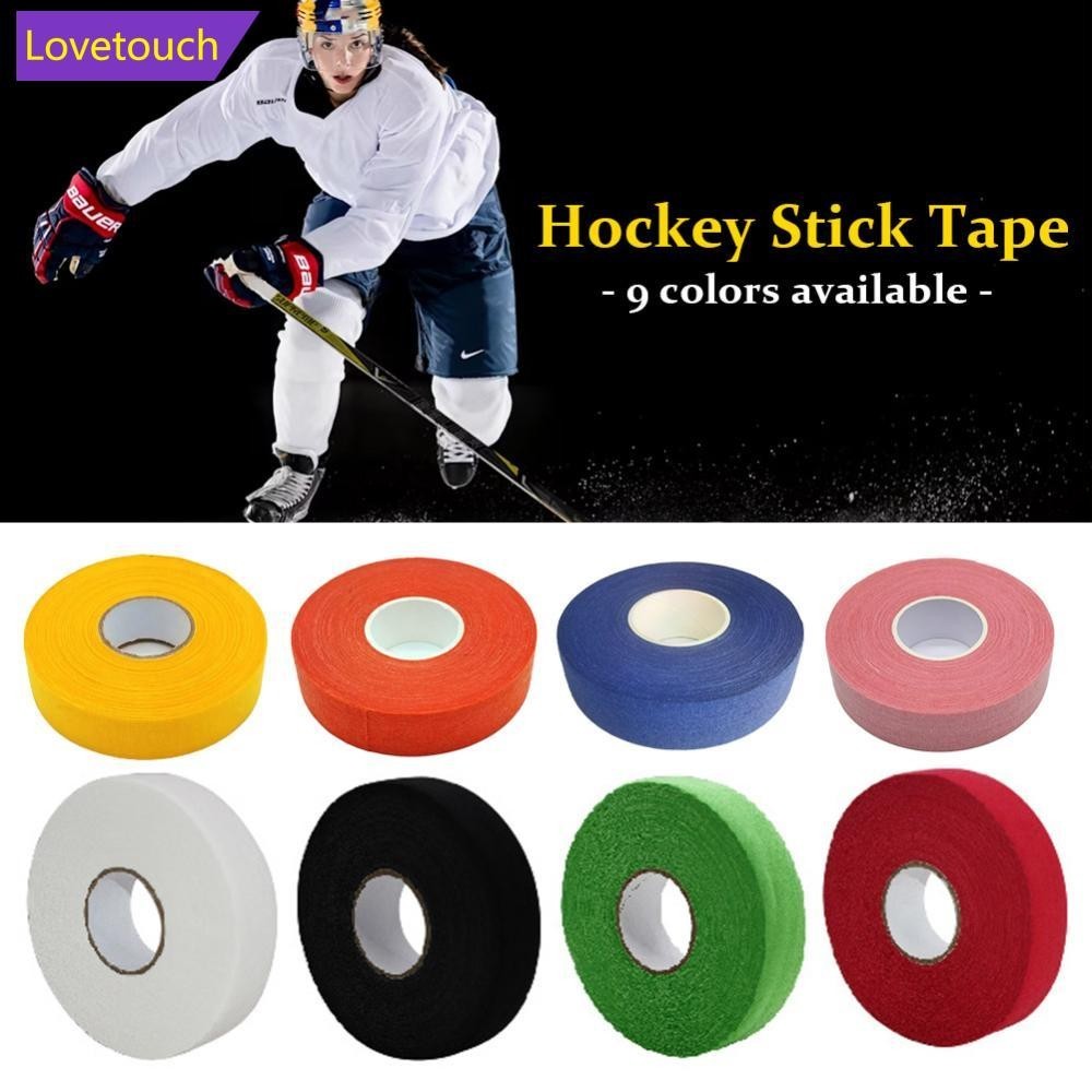Lovetouch 25M Self-Adhesive Hockey Tape 27 หลา Hockey Stick เทปแบดมินตันจับฮ็อกกี้น้ําแข็งเทปม้วน Anti-slip อุปกรณ์กีฬา D6S7