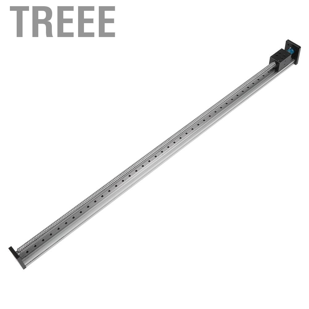 Treee 1000mm Linear Rail Slide Guide Ball Screw Manual Sliding Table M4