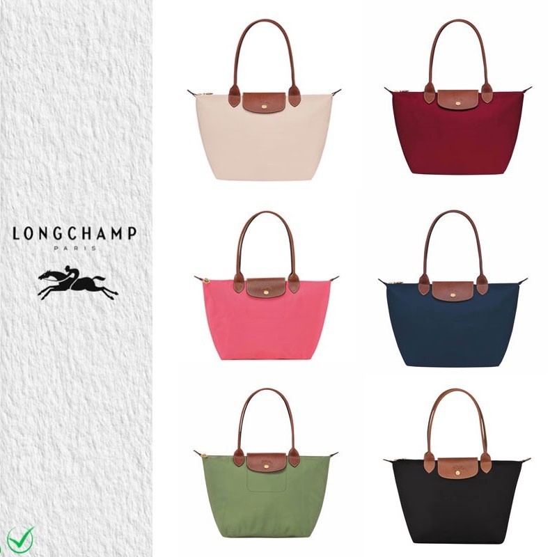 Longchamp Bag neo Le Pliage tote Size L * M สายช ้ อปปิ ้ งพับได ้ ยาว