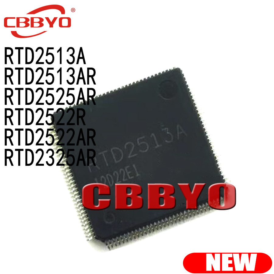 1pcs ยี่ห้อใหม่ RTD2513A RTD2513AR RTD2525AR RTD2522R RTD2522AR RTD2325AR QFP-128