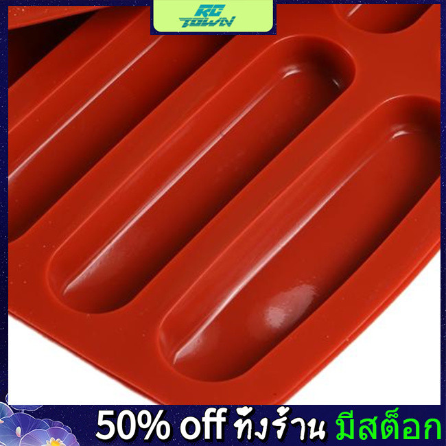 Rctown แม่พิมพ์ซิลิโคนถาดน้ําแข็ง, 15 ช่อง Ice Cube Gang Mould, Reusable Long Ice Pop Maker, DIY ทําอาหารเบเกอรี่