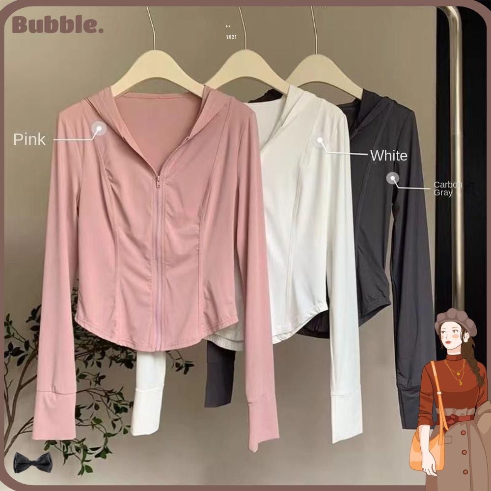 Bubble Sunshade Overcoat, Breathable Solid Sunscreen Clothing, ขายร ้ อน Anti-uv Tight-fitting Quick Drying Ice Silk Coat
