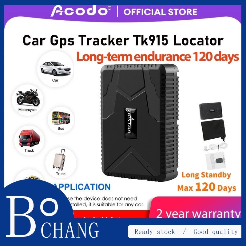 Acodo รถ Gps Tracker Tk915 Locator กันน้ํา Ip65 Tamper Alert อายุการใช้งานฟรี App Pk Tkstar Tk905 รถ