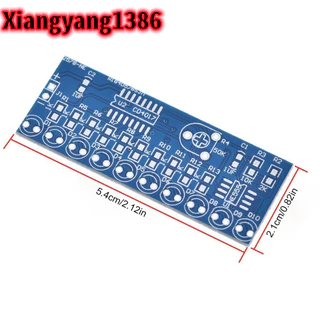 1/5PCS mart Electronics ชุด NE555 + CD4017 ไฟ LED น้ําไหล DIY ชุดการผลิตอิเล็กทรอนิกส์ Suite DIY วิ่ง LED Flow ไฟ LED