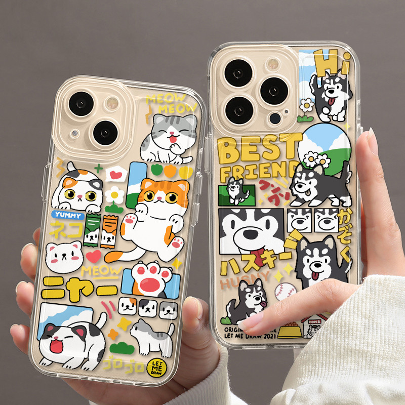 GOOD ส่งจากไทย เคสโทรศัพท์มือถือนิ่ม เคสไอโฟน กันกระแทก สําหรับ iPhone 14 13 12 11 Promax 7 8 Plus X XR XSMax SE#409